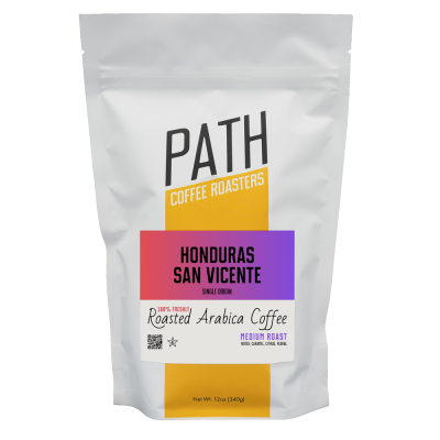 Honduras, San Vicente whole bean coffee
