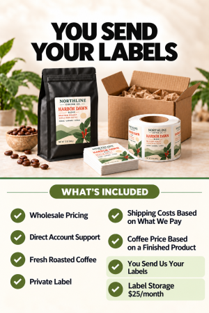 Coffee dropshipping wholesale benefits and you send us your labels